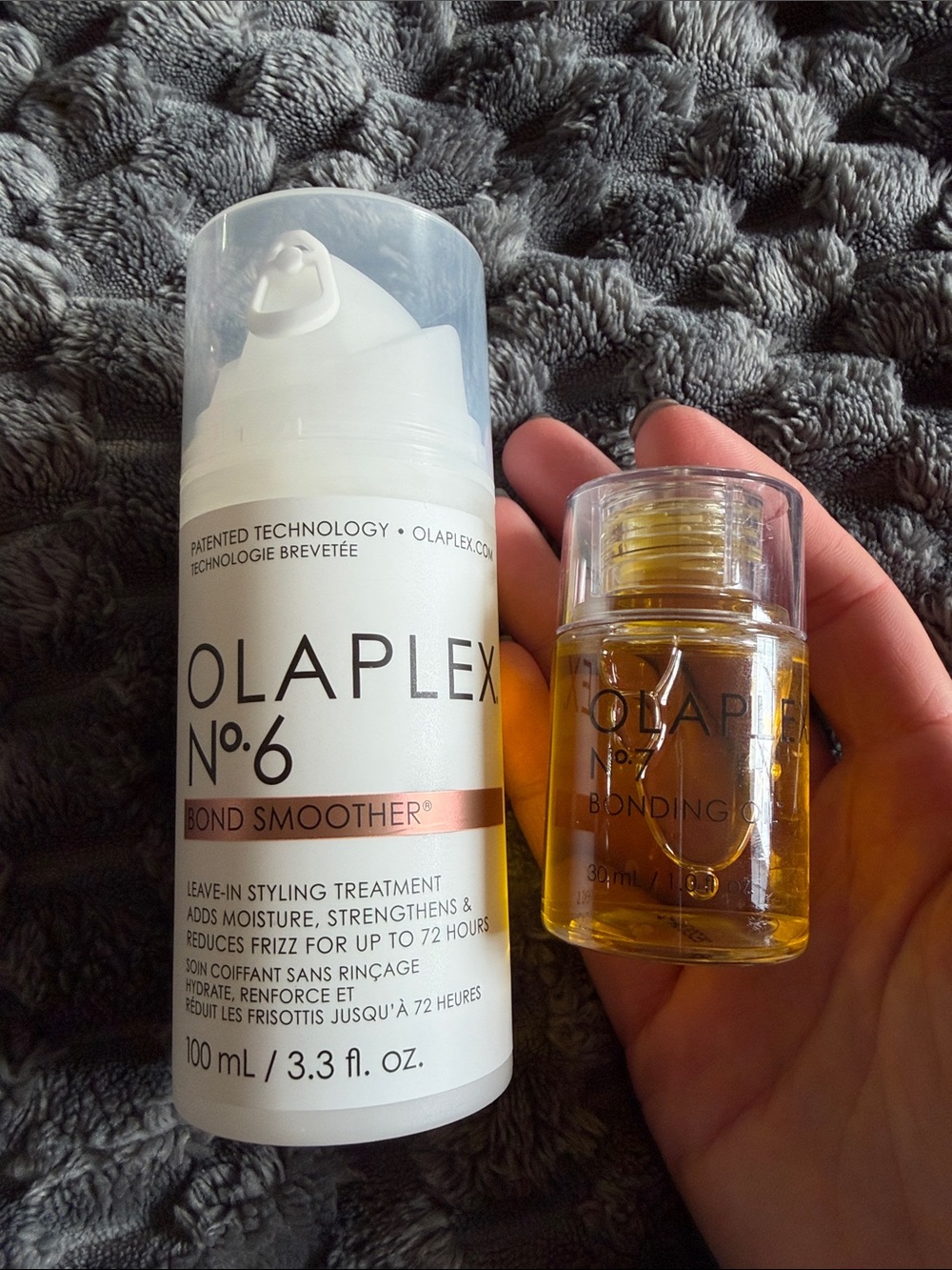 OLAPLEX No.6 Bond Smoother — White & Gold Styling Set